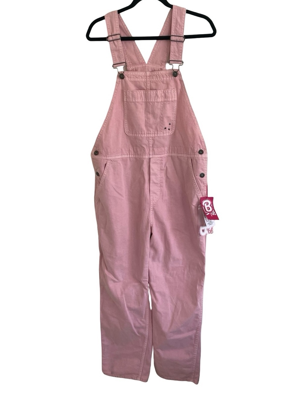 Vans x Barbie Stardom Ground Work Pink Overalls NWT Large